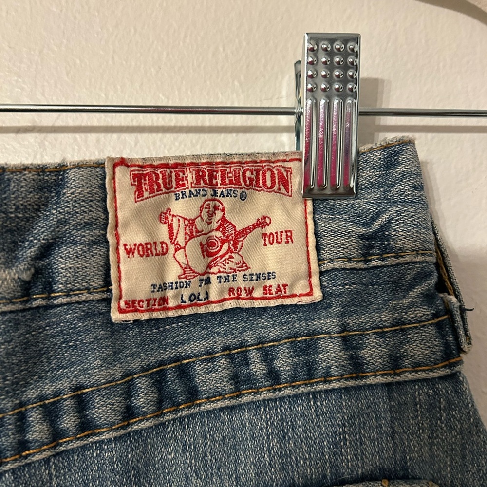 True Religion women’s mini jean skirt, size 4 (27) - Picture 4 of 5